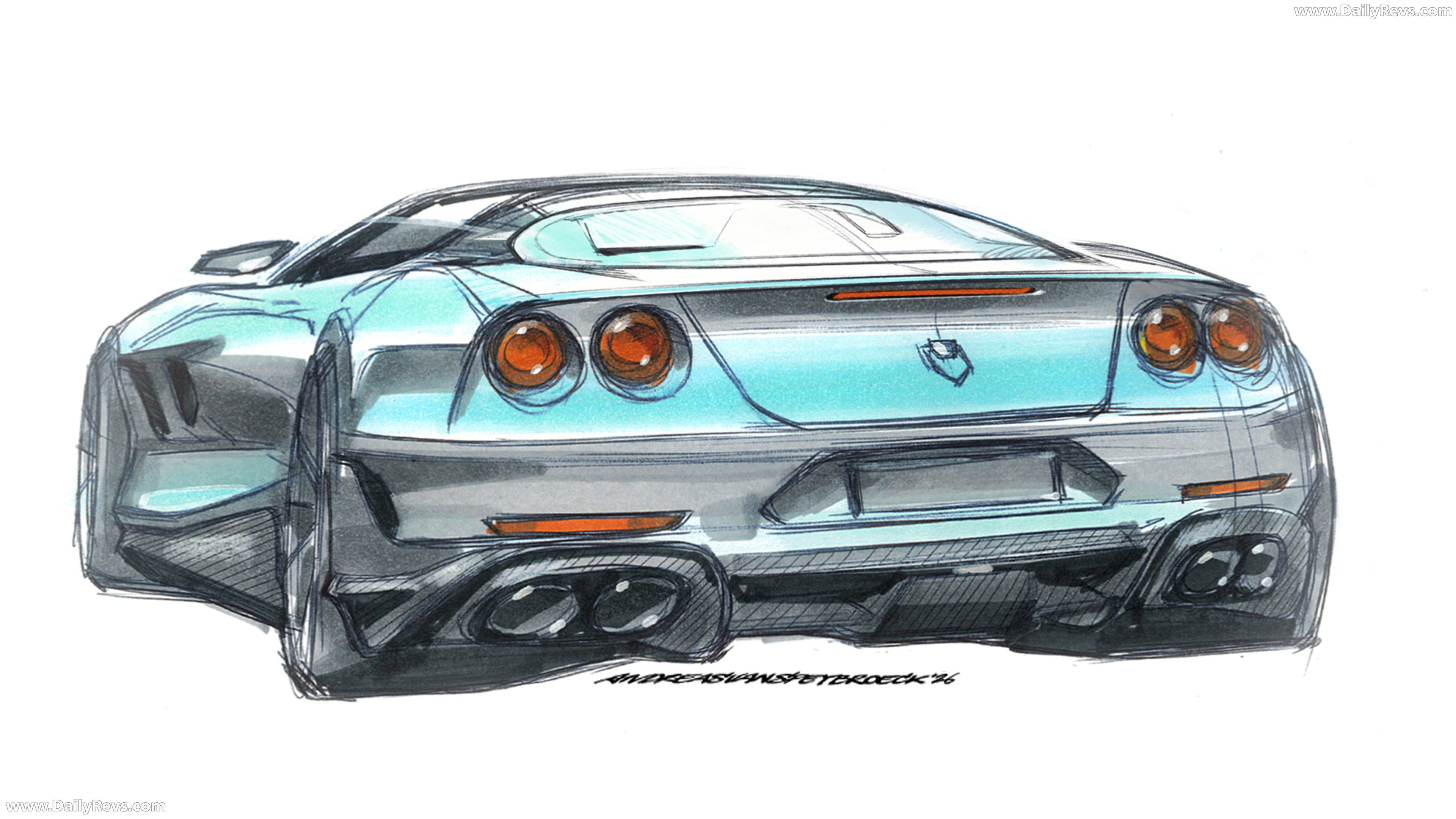 2027 Touring Superleggera Veloce12 Aperta Sketches